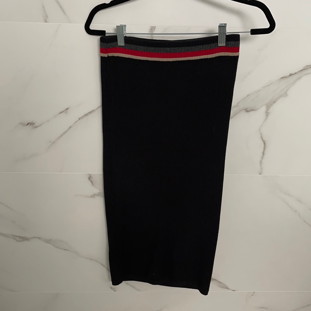 Black work skirt